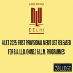 AILET 2025 First Provisional Merit List Released for BALLB Hons And LLM Programmes